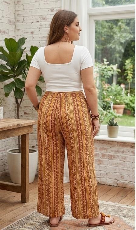 Kalamkari Relaxed Pants