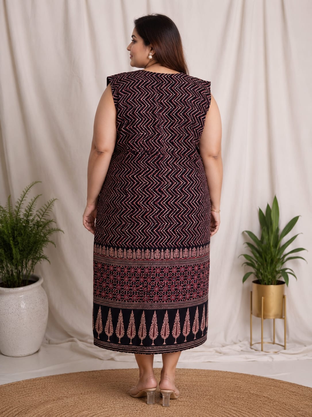 Aline Kalamkari Dresss