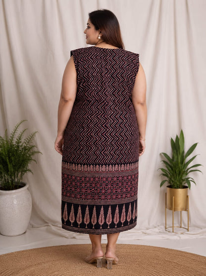 Aline Kalamkari Dresss