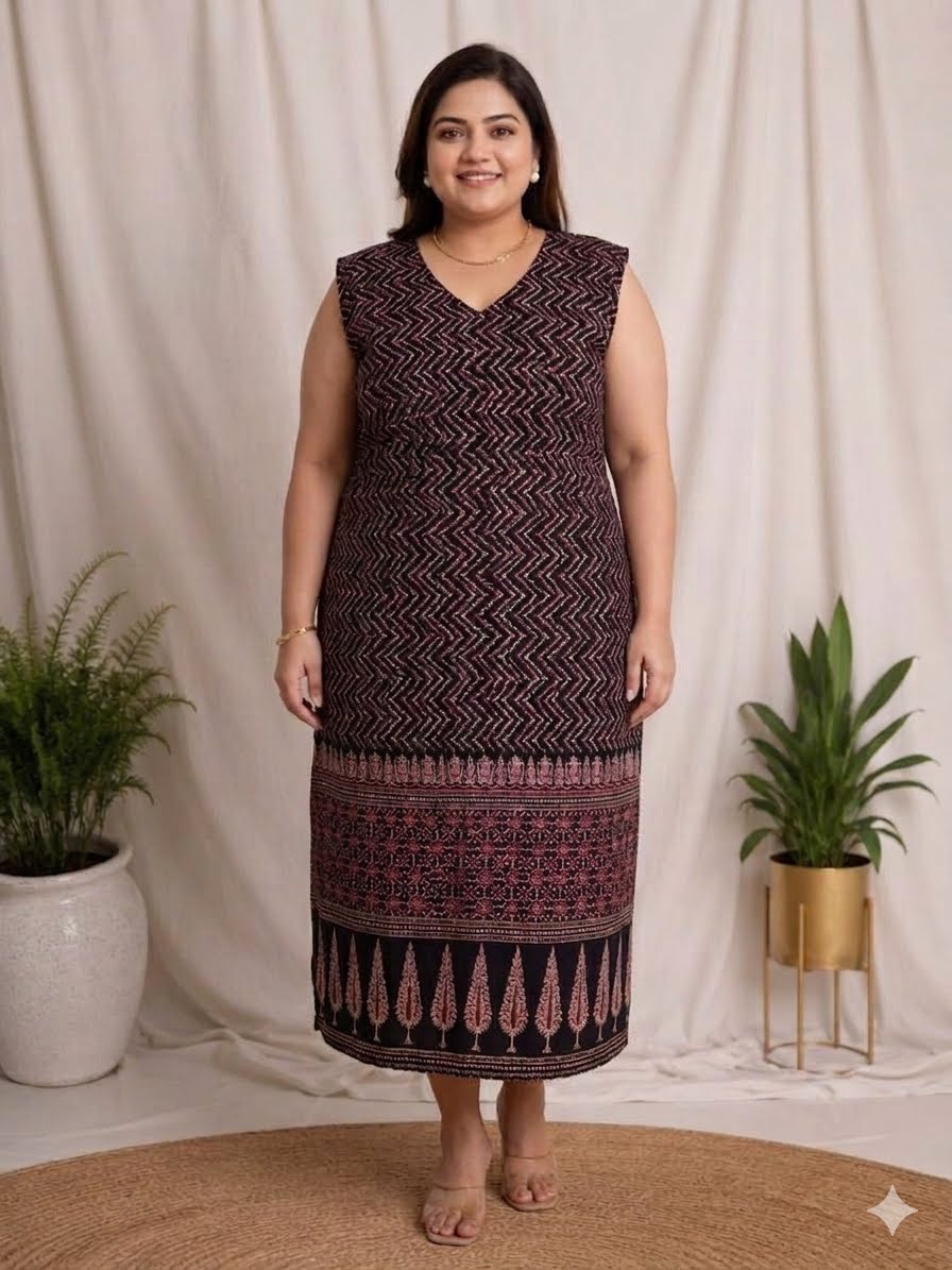 Aline Kalamkari Dresss