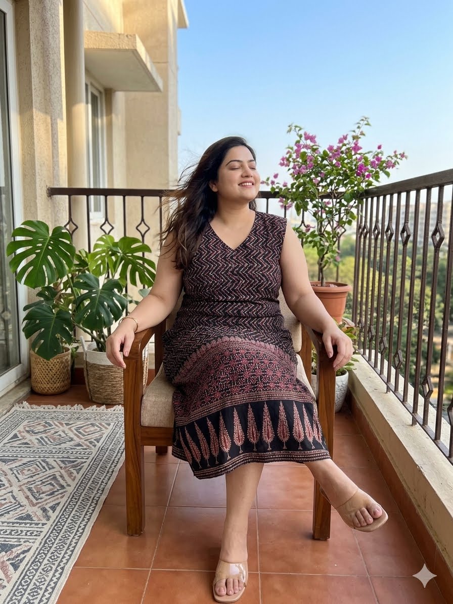 Aline Kalamkari Dresss