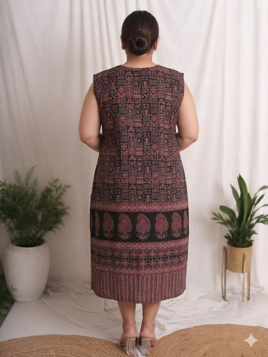 Aline Kalamkari Dresss
