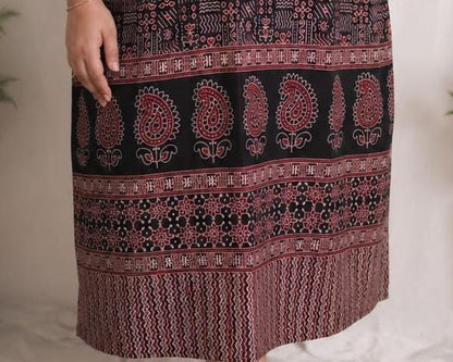 Sleeveless Ajrakh Dress