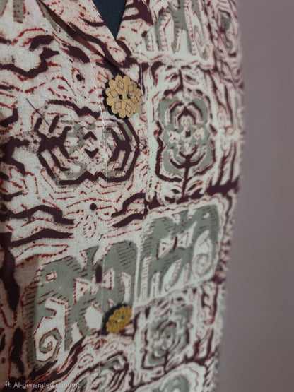 Ajrakh Shirt Dress