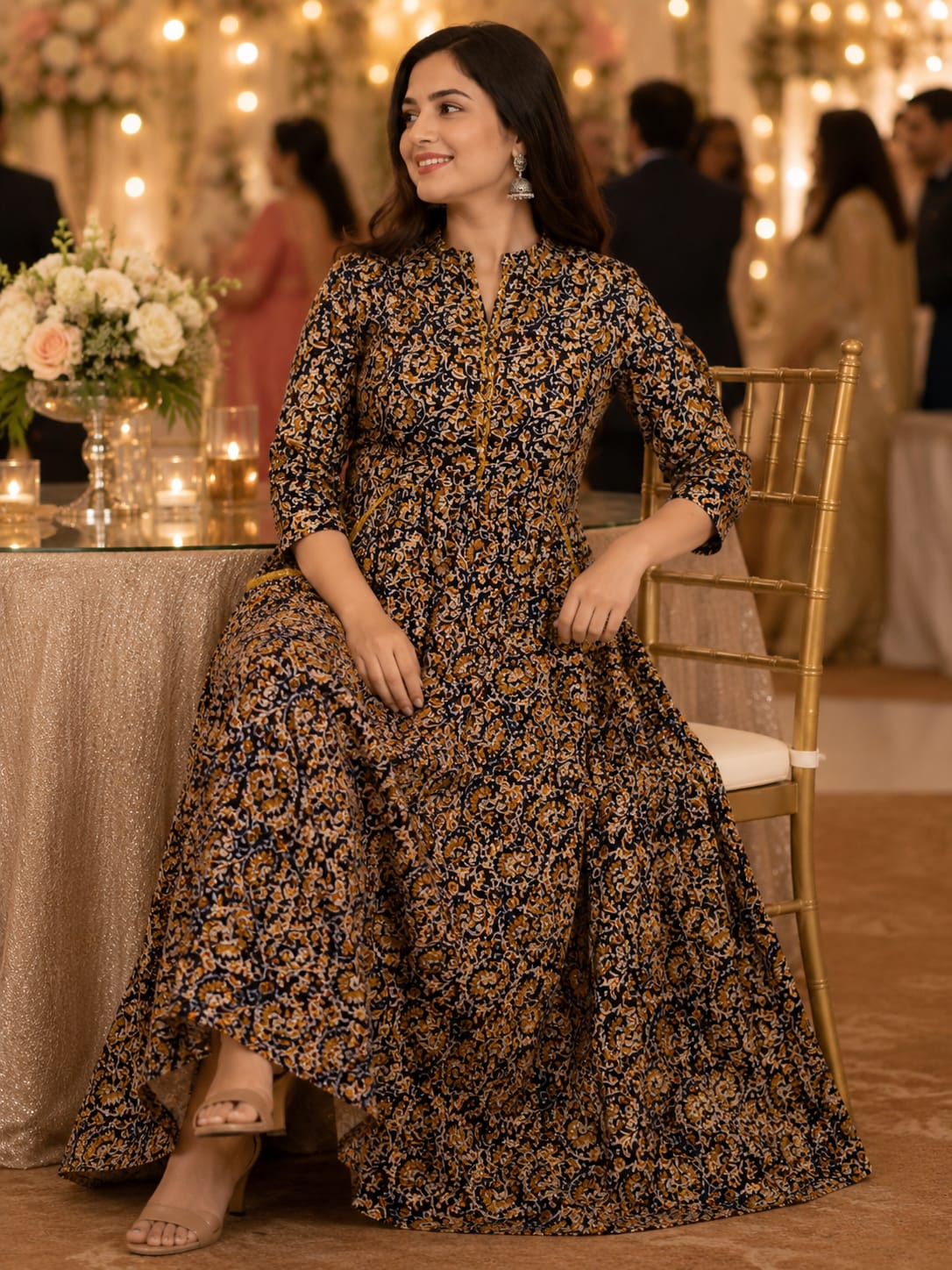 Traditional Kalamkari Dress