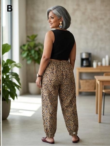 Kalamkari Relaxed Pants