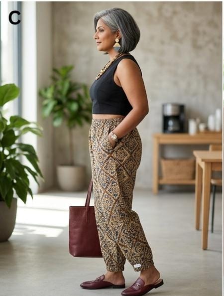 Kalamkari Relaxed Pants