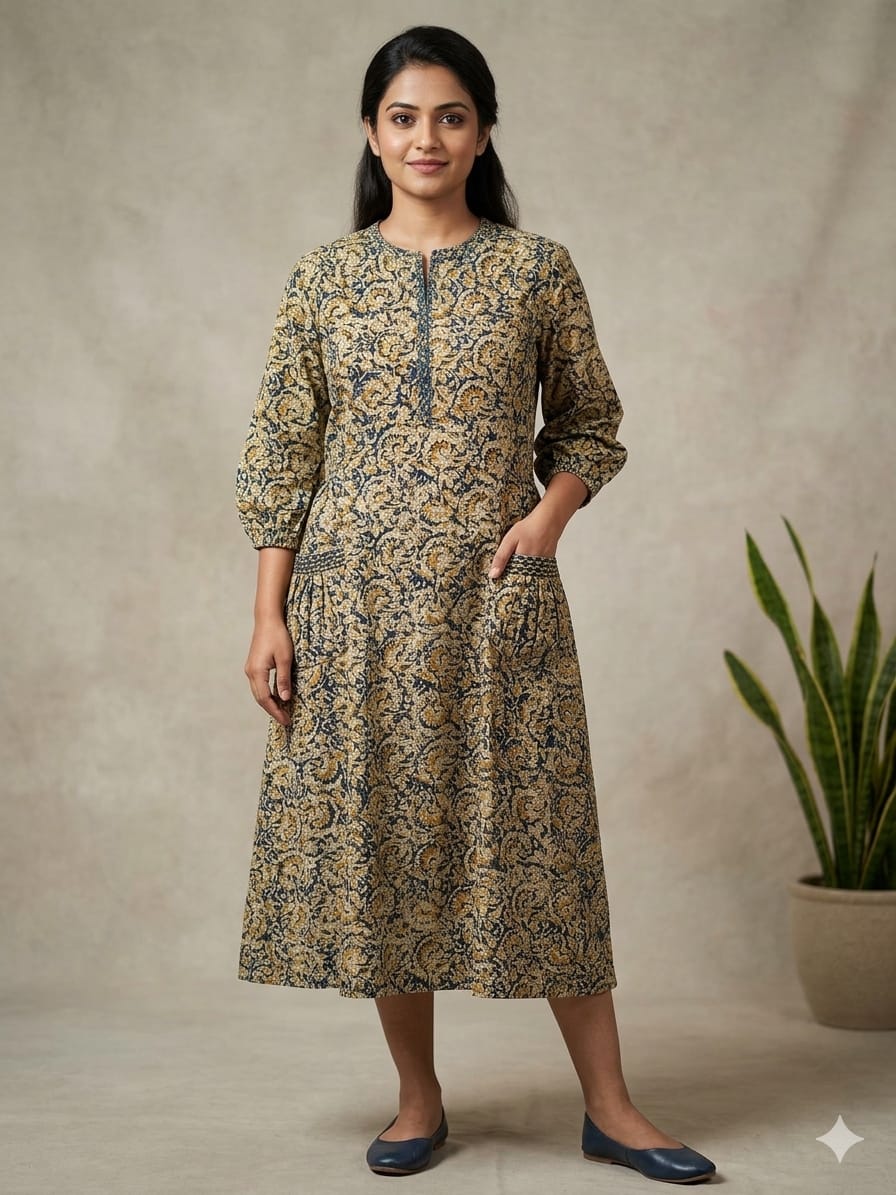 Traditional Kalamkari Dress