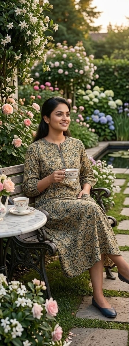 Traditional Kalamkari Dress